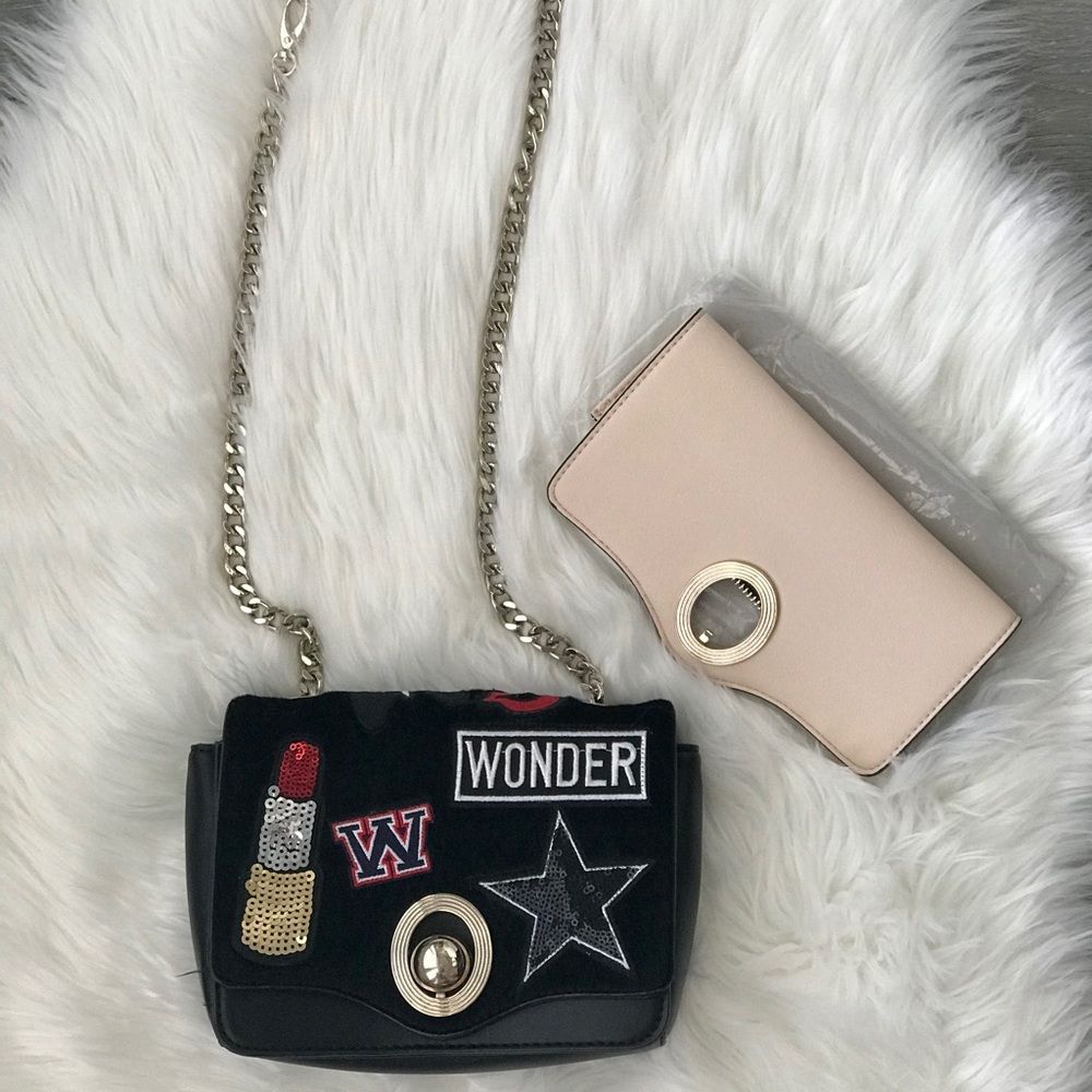 Zara Stickers Crossbody Bag